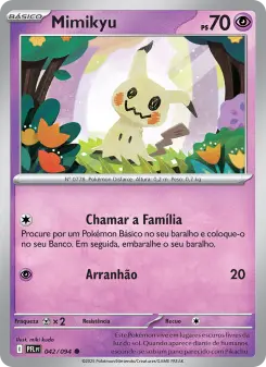 Carta Mimikyu da coleção Phantasmal Flames