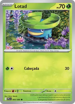 Carta Lotad da coleção Phantasmal Flames