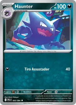 Carta Haunter da coleção Phantasmal Flames