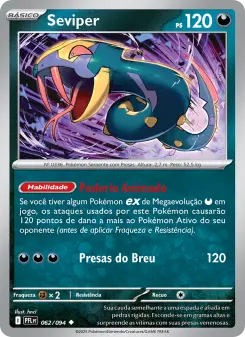 Carta Seviper da coleção Phantasmal Flames
