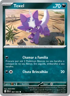 Carta Toxel da coleção Phantasmal Flames
