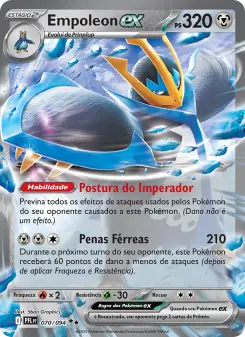 Carta Empoleon ex da coleção Phantasmal Flames