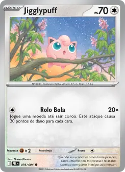 Carta Jigglypuff da coleção Phantasmal Flames