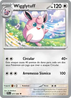 Carta Wigglytuff da coleção Phantasmal Flames