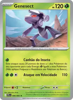 Carta Genesect da coleção Phantasmal Flames