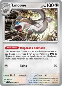 Carta Linoone da coleção Phantasmal Flames