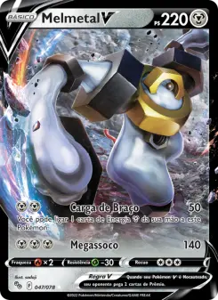 Carta Melmetal V da coleção Pokémon GO