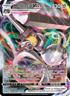 Carta Melmetal VMAX da coleção Pokémon GO