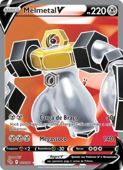 Carta Melmetal V da coleção Pokémon GO