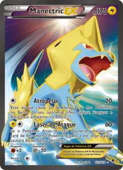 Carta Manectric EX da coleção Phantom Forces