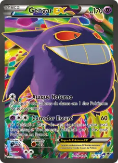 Carta Gengar EX da coleção Phantom Forces