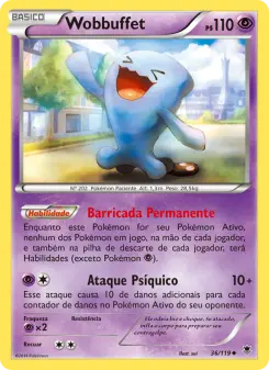 Carta Wobbuffet da coleção Phantom Forces