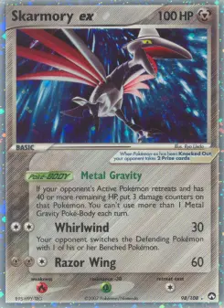 Carta Skarmory ex da coleção Power Keepers