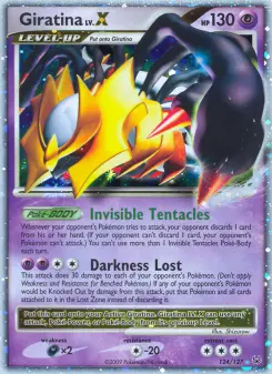 Carta Giratina LV.X