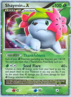 Carta Shaymin LV.X