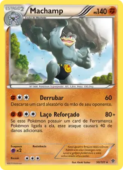 Carta Machamp da coleção Plasma Blast