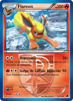 Carta Flareon da coleção Plasma Freeze