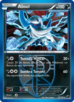 Carta Absol da coleção Plasma Freeze
