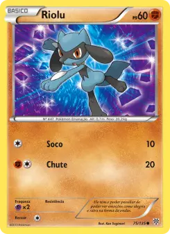 Carta Riolu da coleção Plasma Storm
