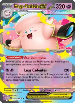 Carta Mega Clefable ex da coleção Perfect Order