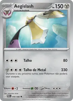 Carta Aegislash