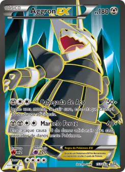 Carta Aggron EX da coleção Primal Clash