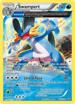 Carta Swampert da coleção Primal Clash