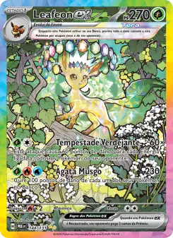 Leafeon ex, carta secreta de Prismatic Evolutions