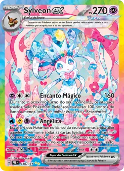 Sylveon ex, carta secreta de Prismatic Evolutions