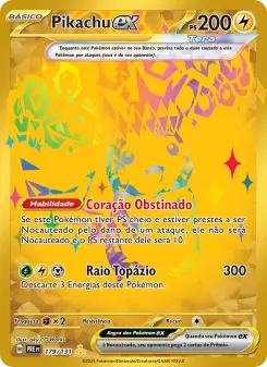 Pikachu ex hyper rare de Prismatic Evolutions (2025)