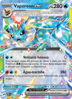Carta Vaporeon ex