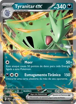 Carta Tyranitar ex