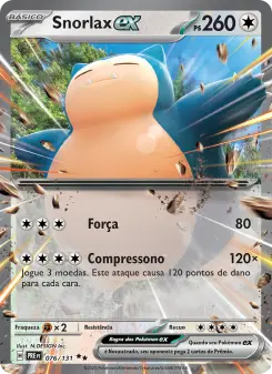 Carta Snorlax ex