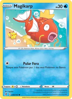 Carta Magikarp da coleção Rebel Clash