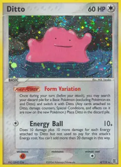 Carta Ditto da coleção FireRed & LeafGreen