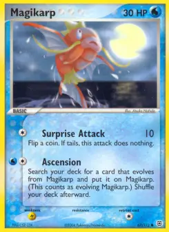 Carta Magikarp da coleção FireRed & LeafGreen