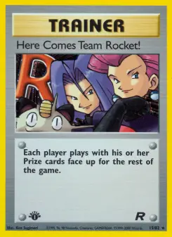 Carta Here Comes Team Rocket!