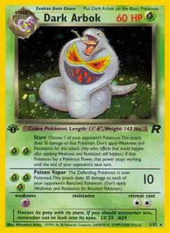 Carta Dark Arbok