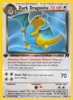 Carta Dark Dragonite