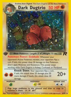 Carta Dark Dugtrio