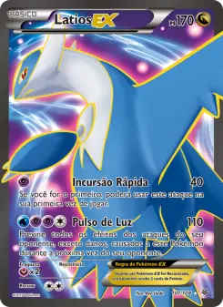 Carta Latios EX da coleção Roaring Skies