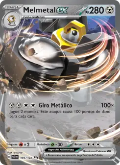 Carta Melmetal ex da coleção Stellar Crown