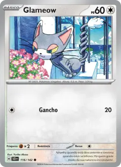 Carta Glameow da coleção Stellar Crown