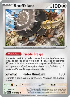 Carta Bouffalant da coleção Stellar Crown