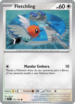Carta Fletchling da coleção Stellar Crown