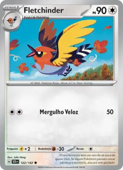Carta Fletchinder da coleção Stellar Crown