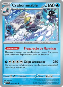Carta Crabominable da coleção Stellar Crown
