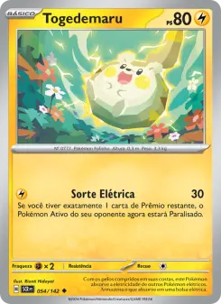 Carta Togedemaru da coleção Stellar Crown