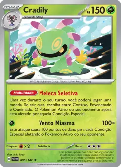 Carta Cradily da coleção Stellar Crown