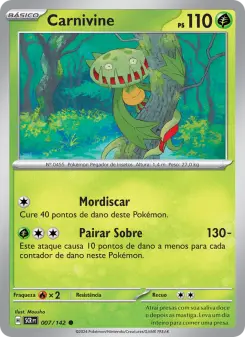 Carta Carnivine da coleção Stellar Crown
